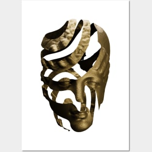 GOLD ZEBRA Posters and Art